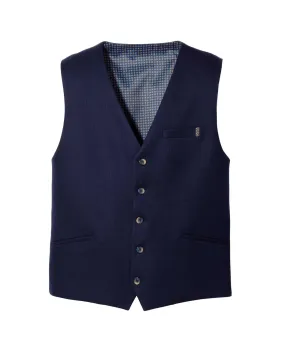 Gilet casual bleu