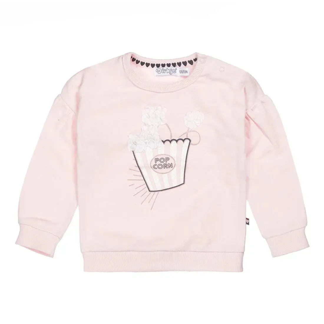 Girls Jumper Light Pink Popcorn | Koko-Noko