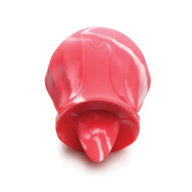 Gossip Tongue Tickler 10 Function Rechargeable Silicone Licking Rose Pink