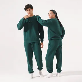 Green Fleece Unisex Sweatset