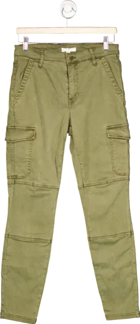 H&M Olive Green Cargo Trousers UK 12