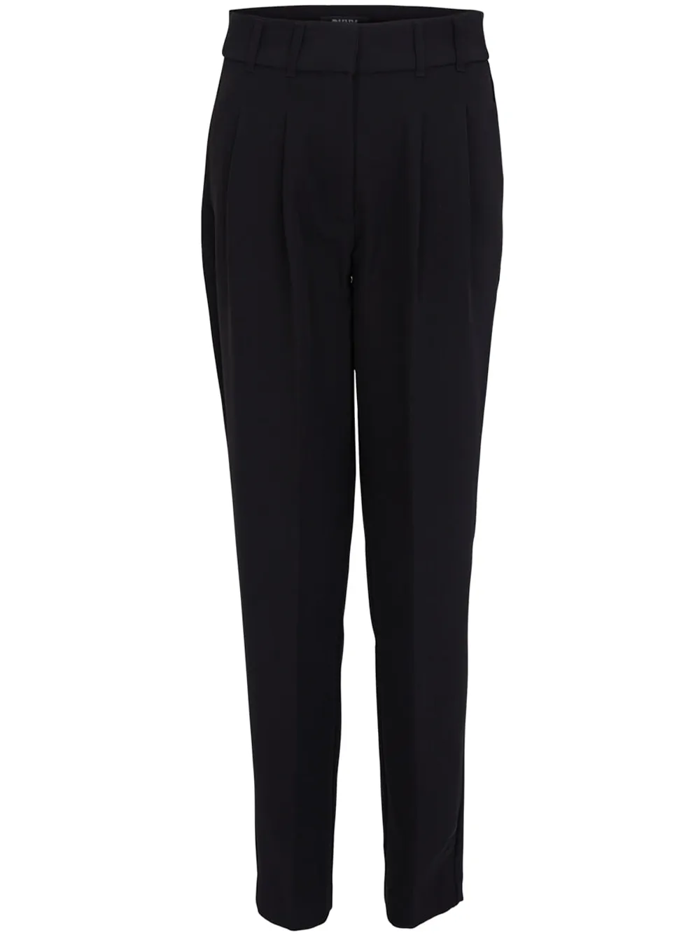 High Rise Pleat Rolled Cuff Pants