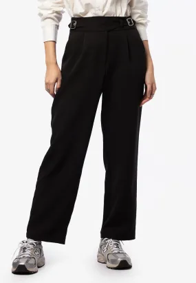 High Waist Buckled Pants