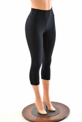 High Waist Capri Length Leggings