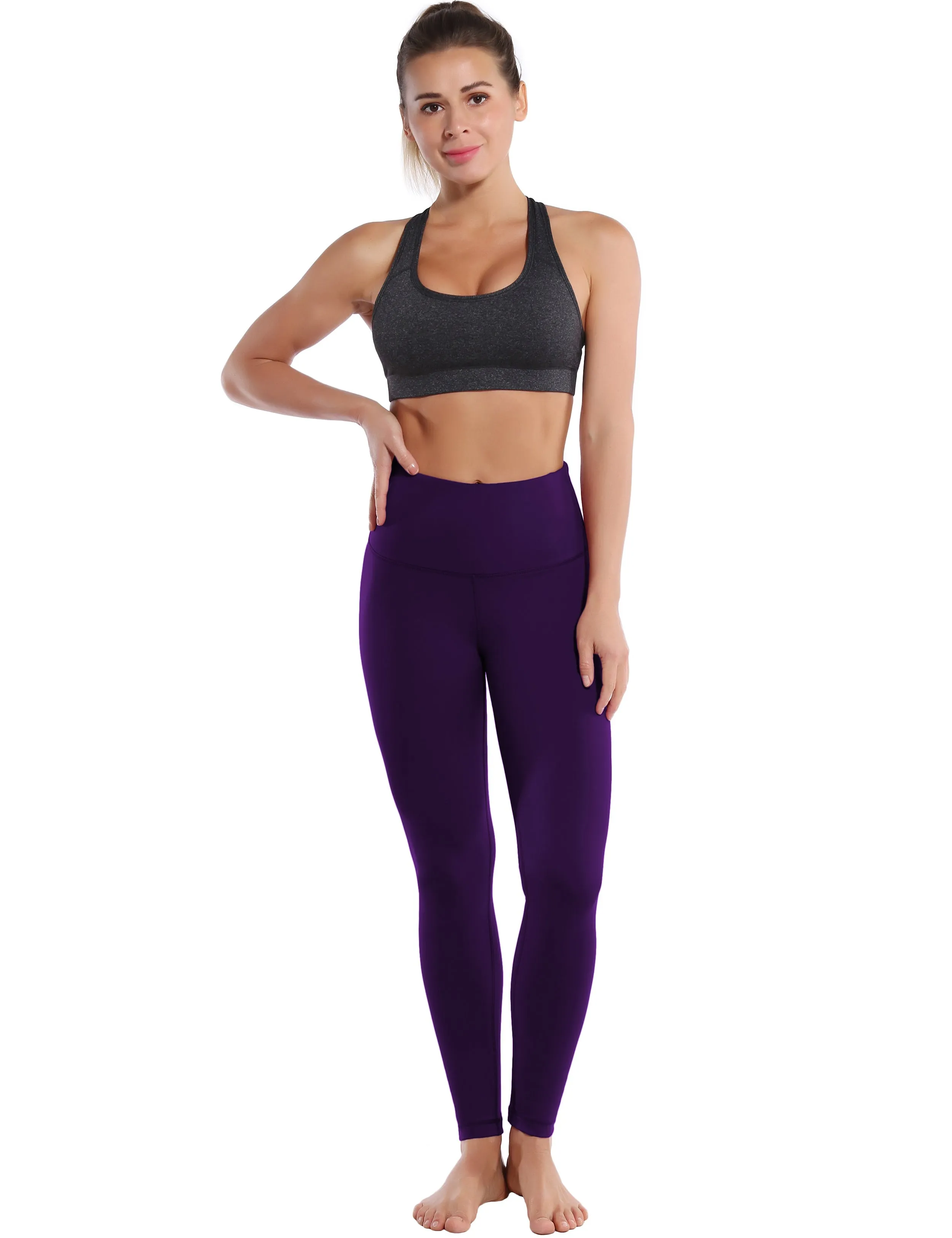 High Waist Golf Pants eggplantpurple_Golf