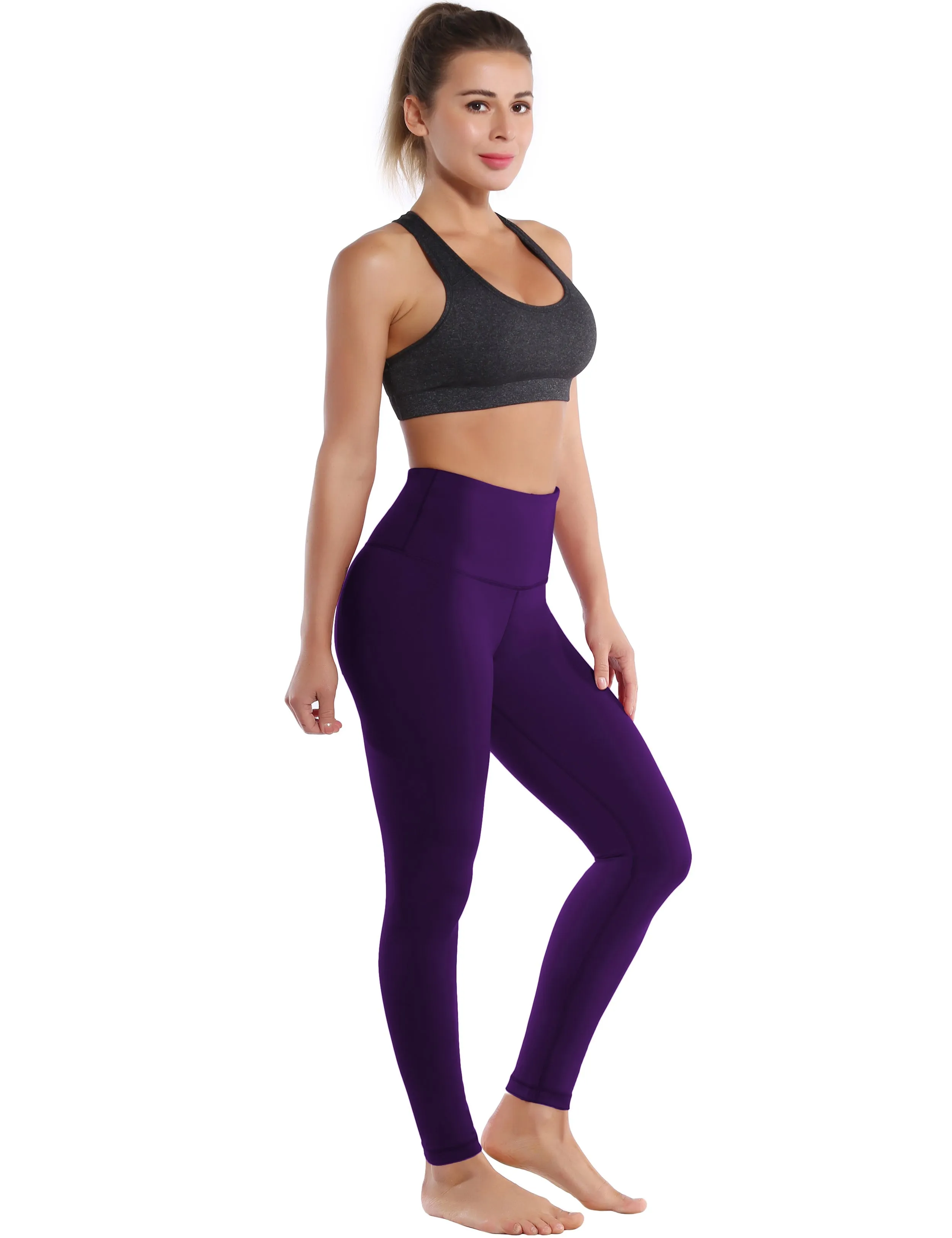 High Waist Golf Pants eggplantpurple_Golf