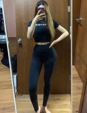 High Waist Gym Pants black ins_Gym