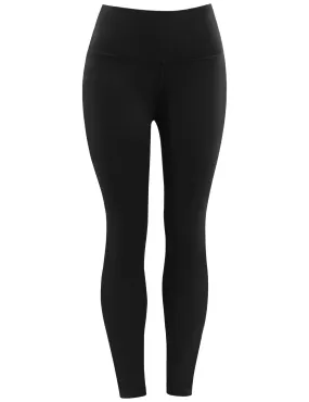 High Waist Running Pants black_Running