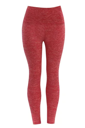 High Waist Running Pants heatherred_Running