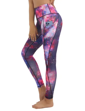 High Waist Side Pockets yogastudio Pants galaxy_yogastudio