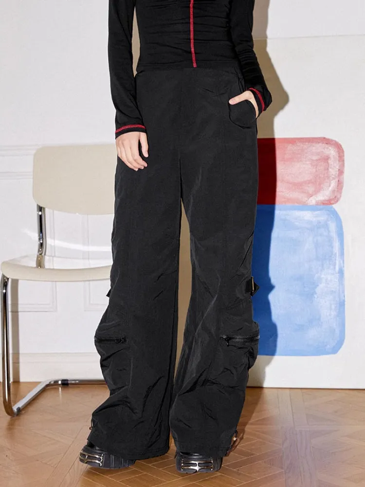 High waist slim casual pants【s0000006549】