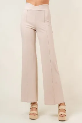 High Waisted V Cut Trousers