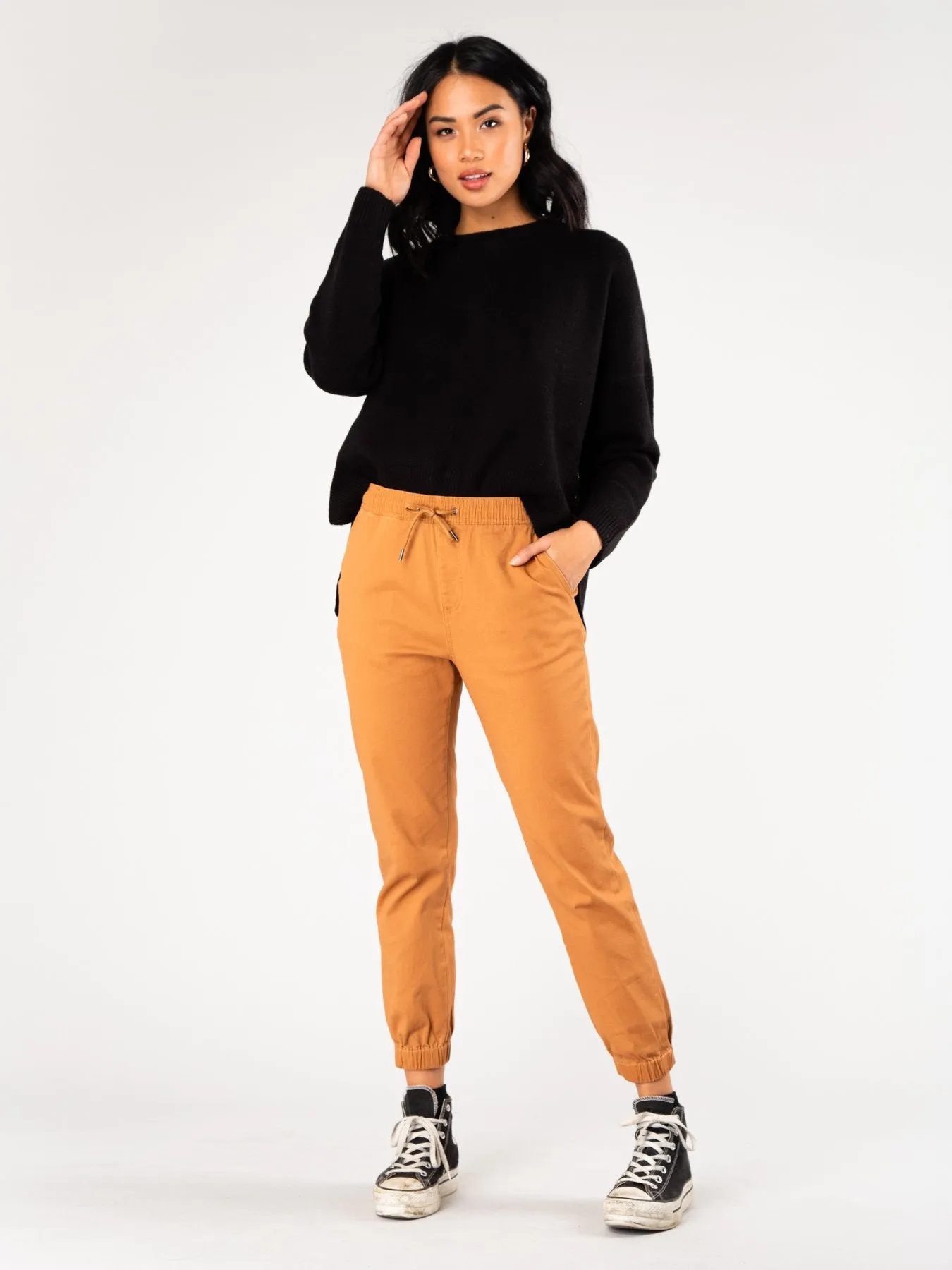 Hooky High Waist Pant - Camel