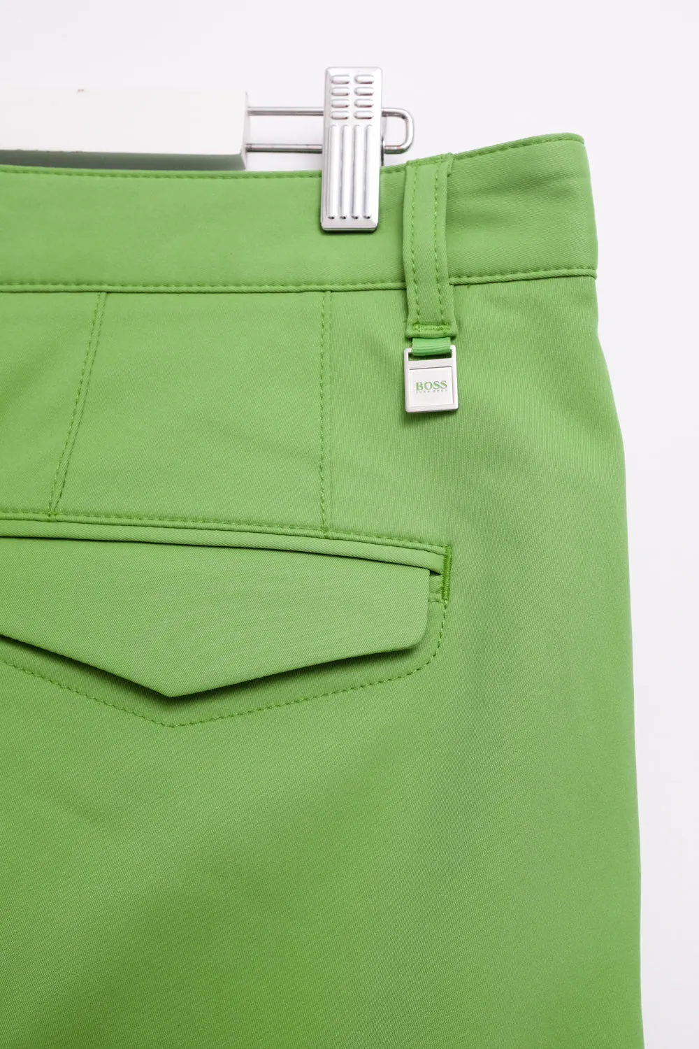 HUGO BOSS GREEN STRAIGHT LEG PANTS