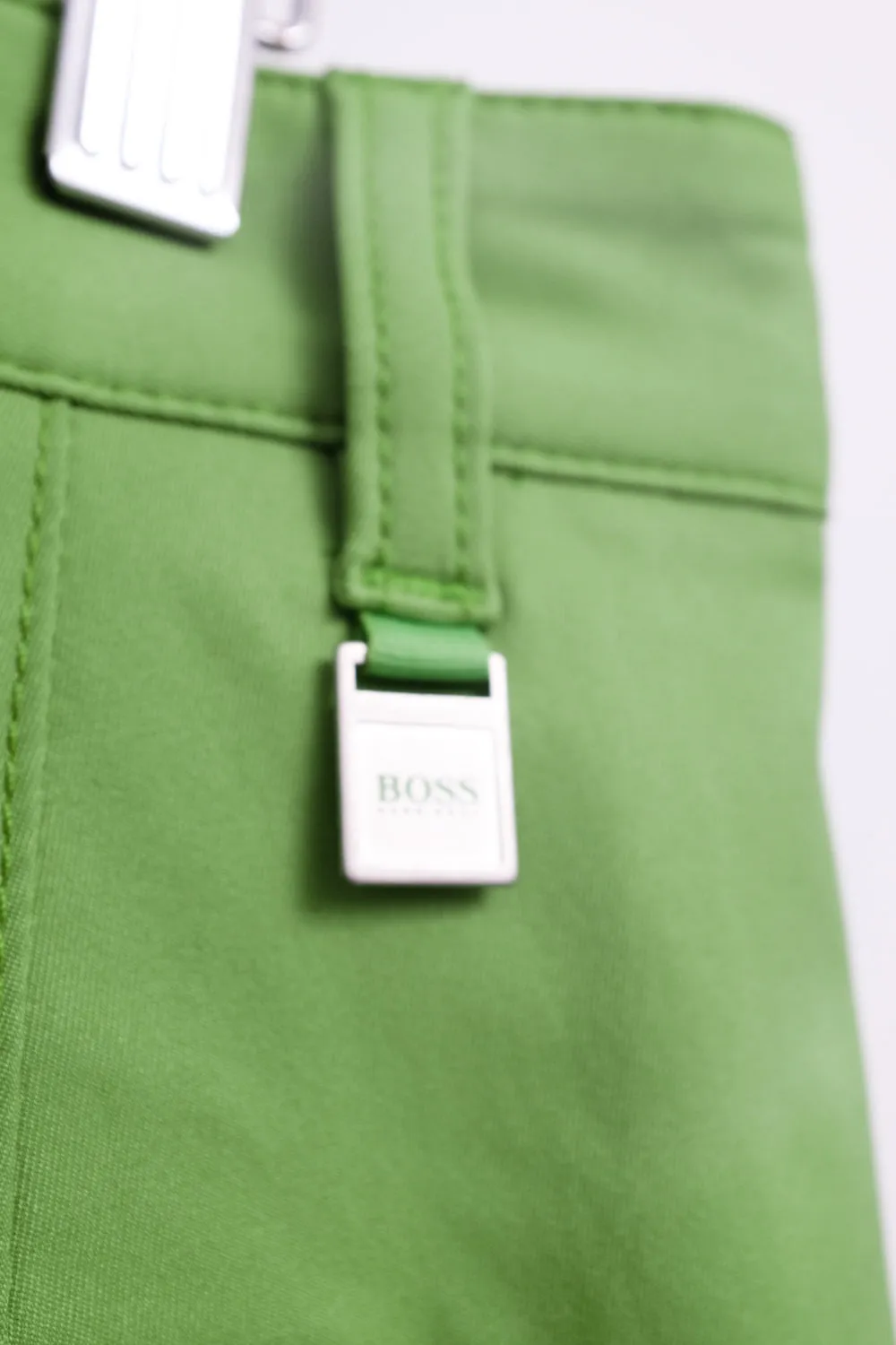 HUGO BOSS GREEN STRAIGHT LEG PANTS