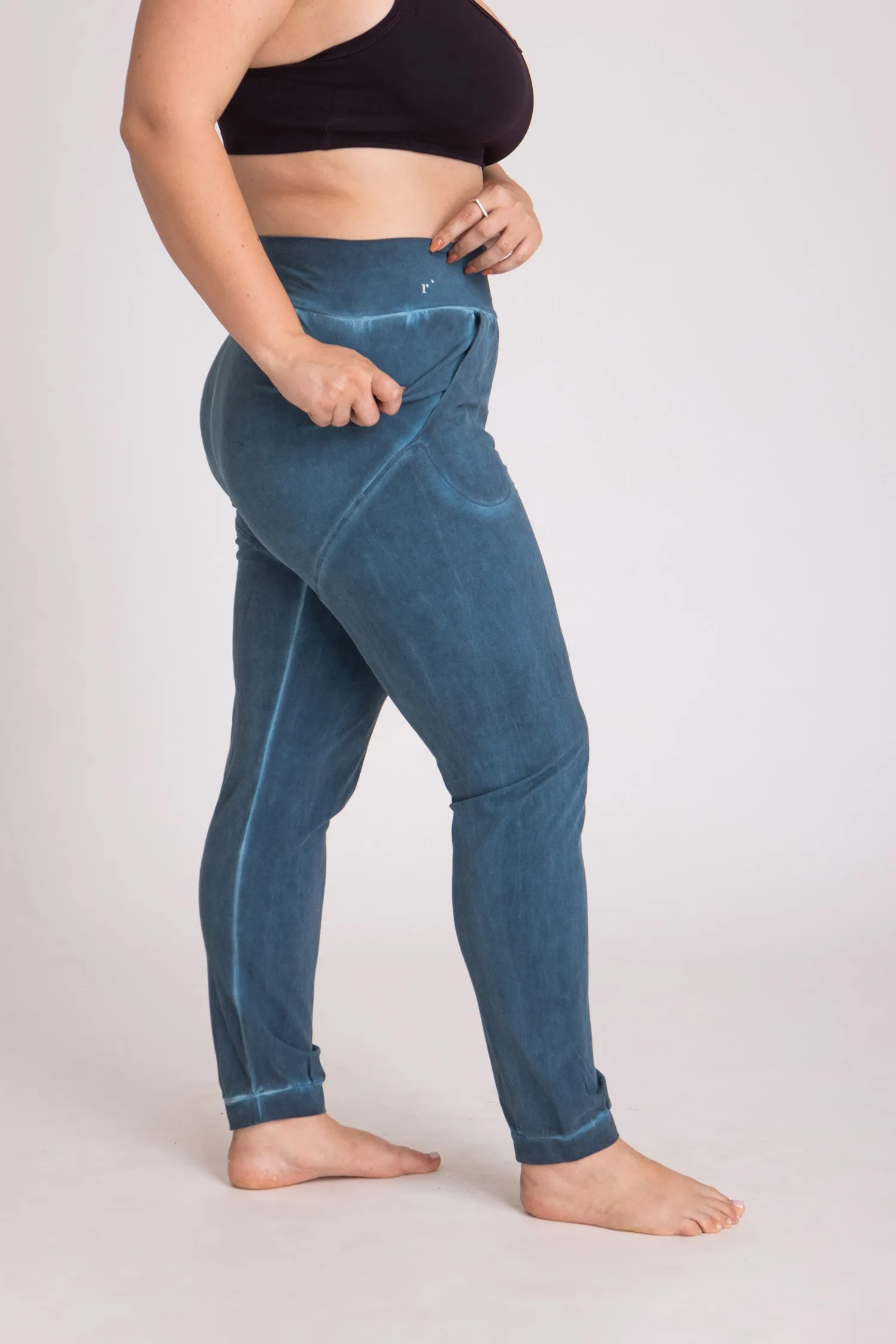 I'mPerfect Stonewash Unisex Slouchy Yoga Pants 50%off