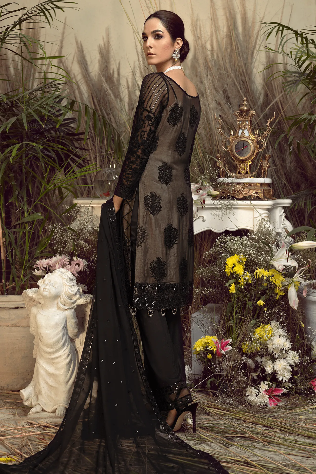 Imrozia Orabelle Embroidered Chiffon Collection 2019 – 09 Wood Odour