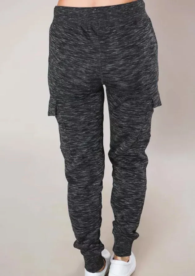 It's Cloudy With Pockets Casual Joggers Black