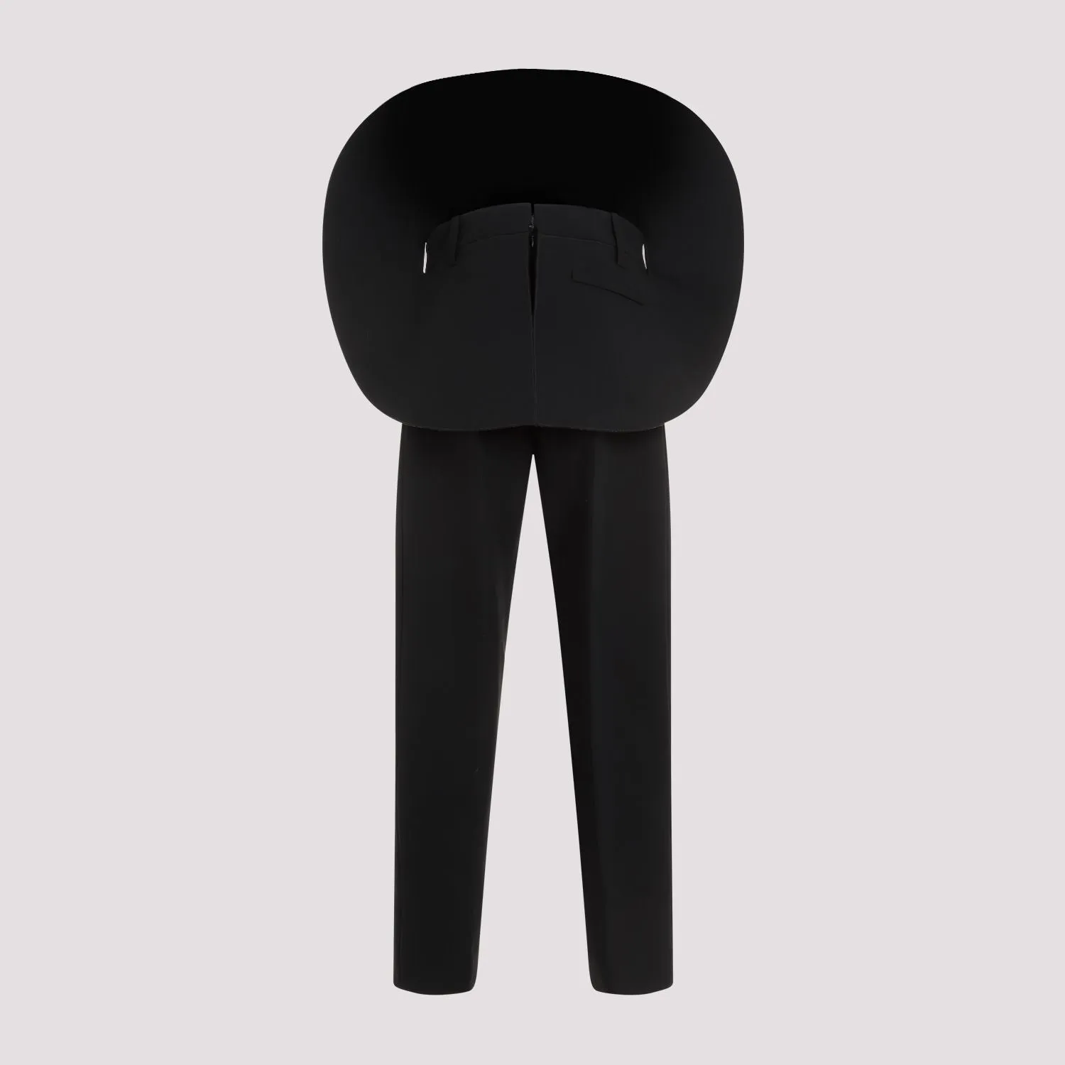 JACQUEMUS Women's Black Polyester Pants - SS24 Collection