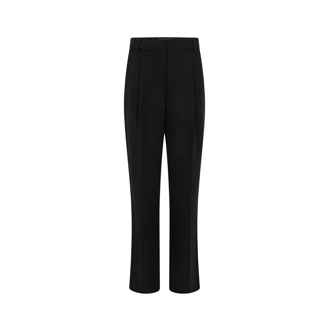 Jade Tailored Pleat Wool Crepe Trouser