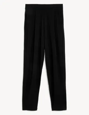 Jersey Tapered Ankle Grazer Trousers