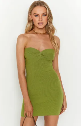 Jessica Green Mini Dress