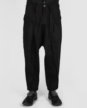 Johann deepcrotch lined trousers black