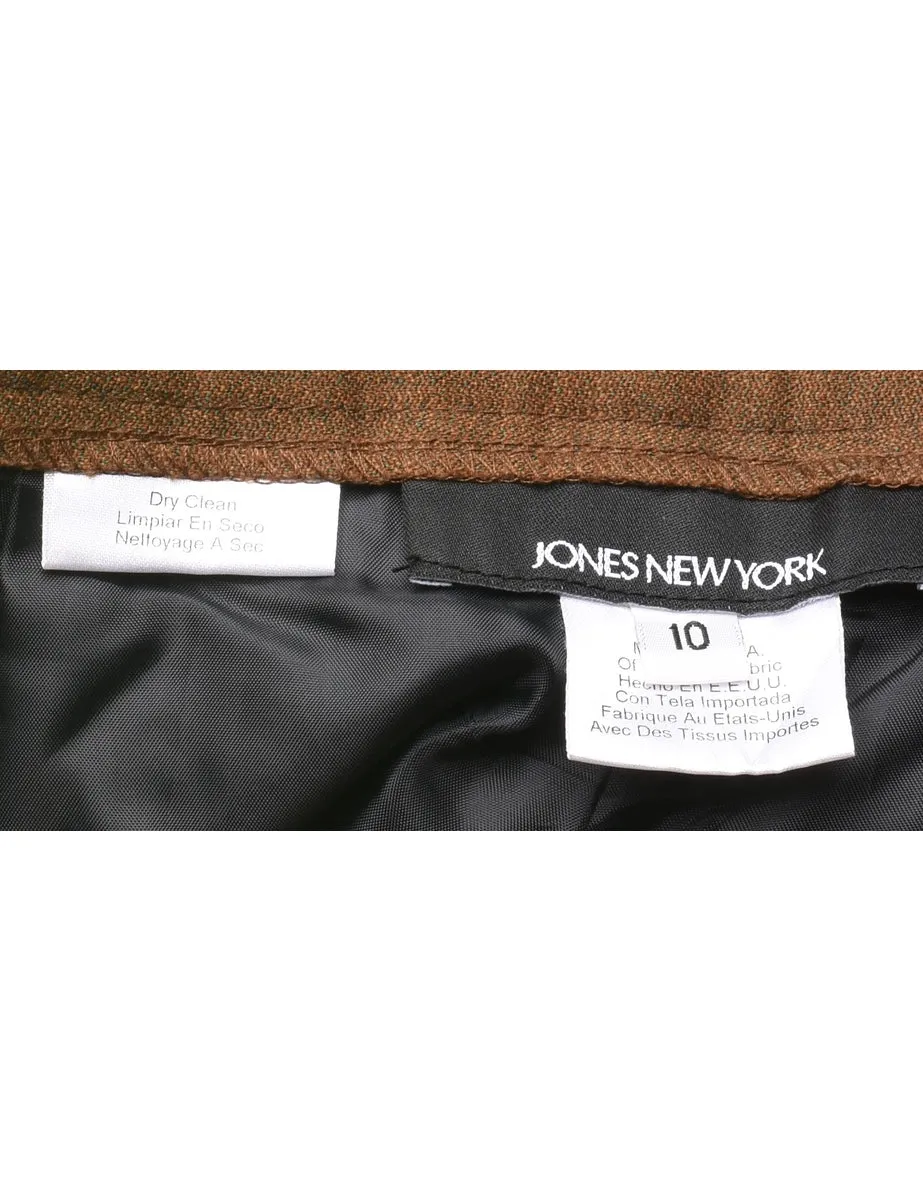 Jones New York Brown Casual Trousers - W30 L30