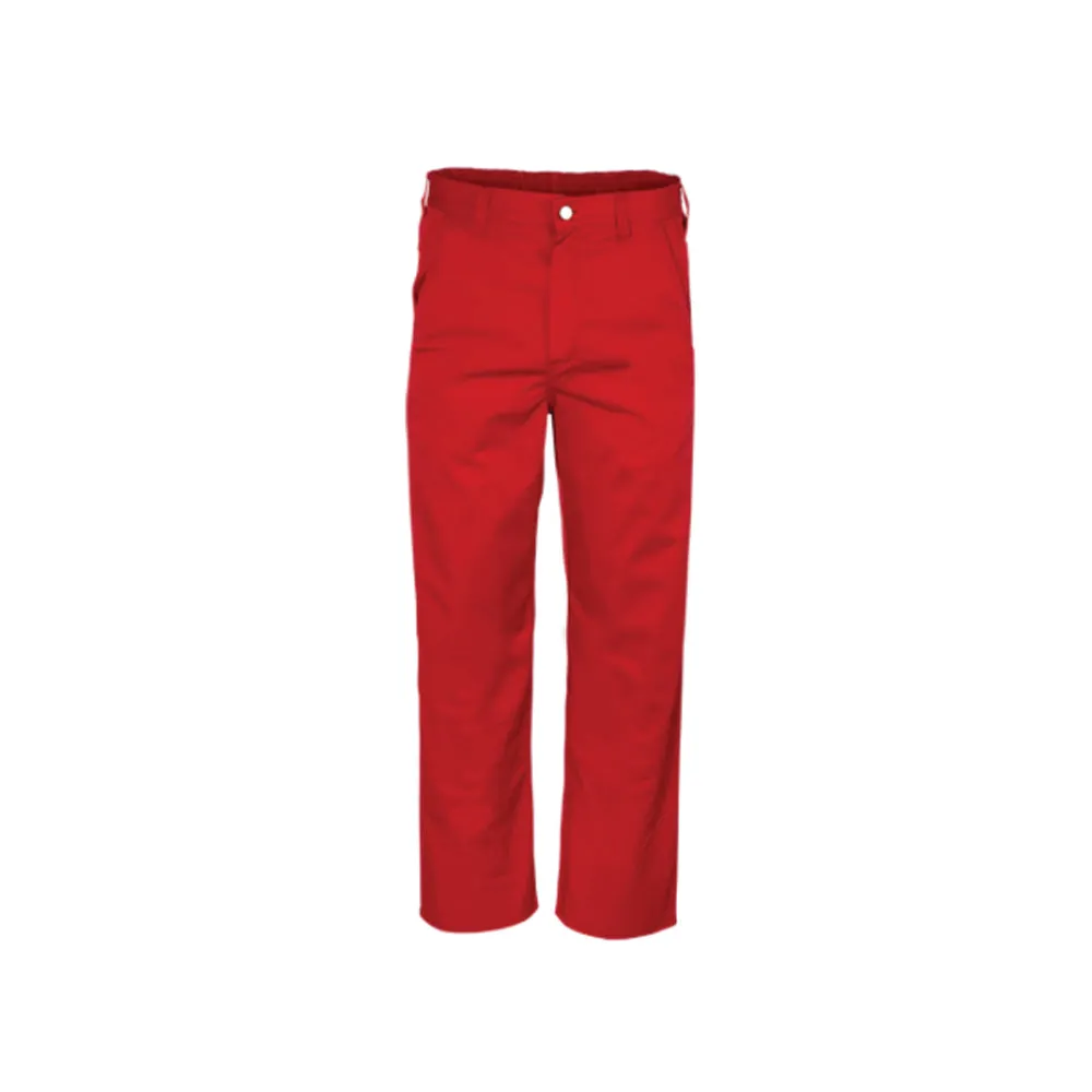 JONSSON POLYCOTTON WORK TROUSERS COLOUR-RED SIZE-44