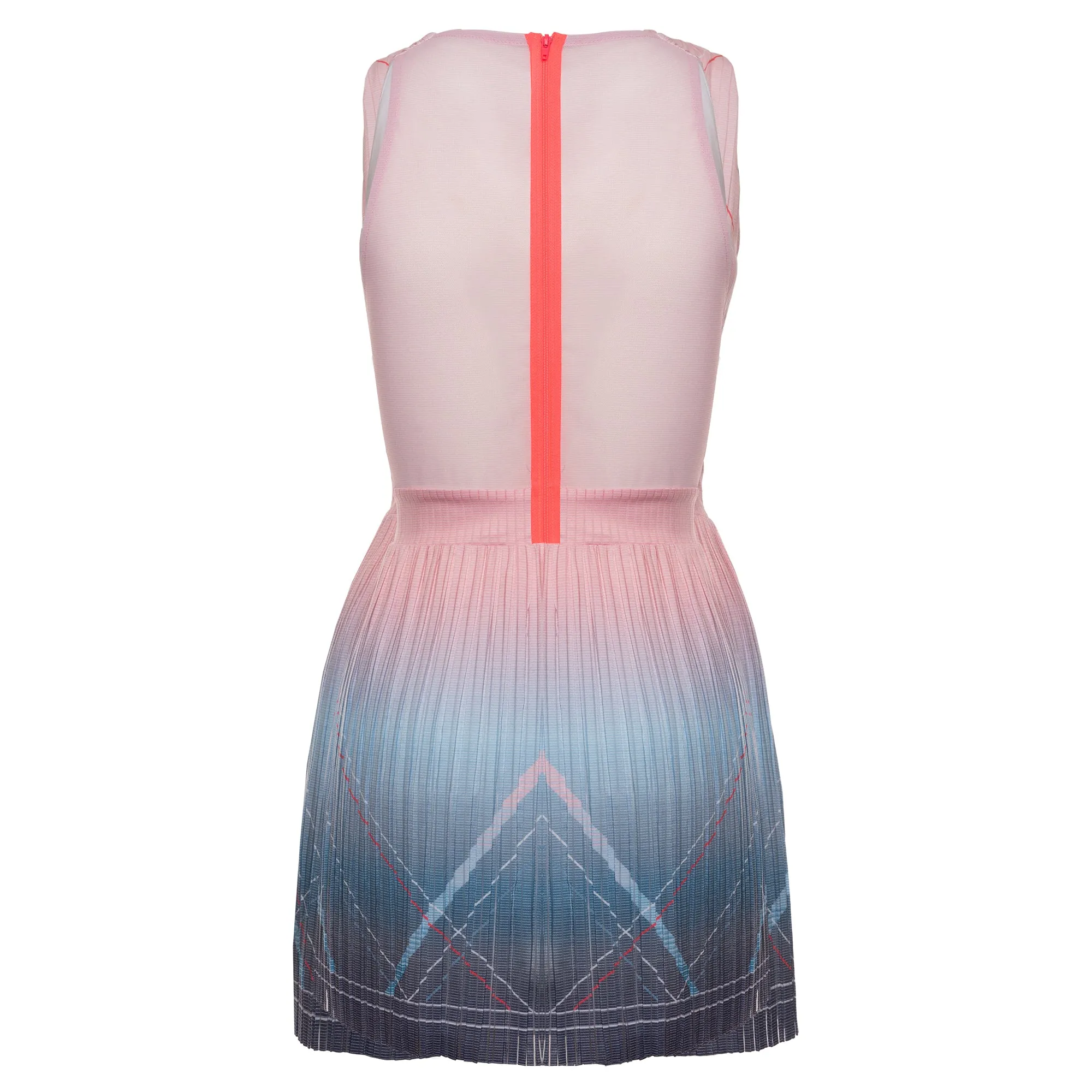 K-Swiss Deep V Pleated Lake Womens Tennis Dress