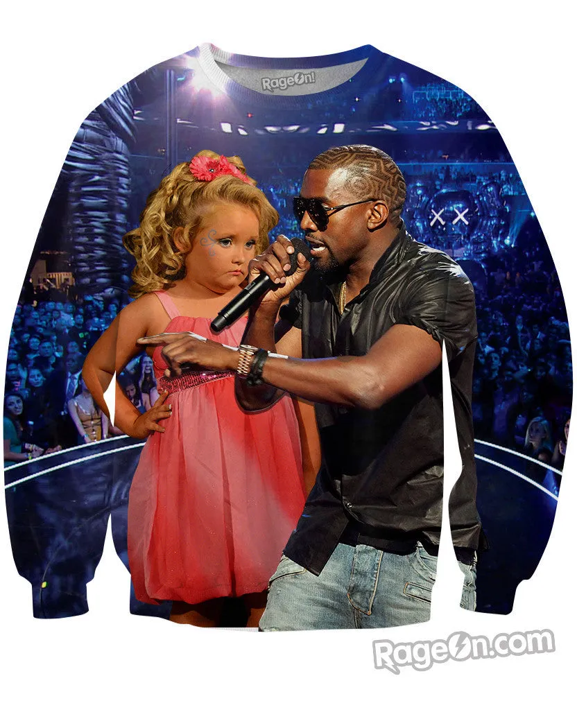 Kayne West Interrupts Taylor Swift Crewneck Sweatshirt