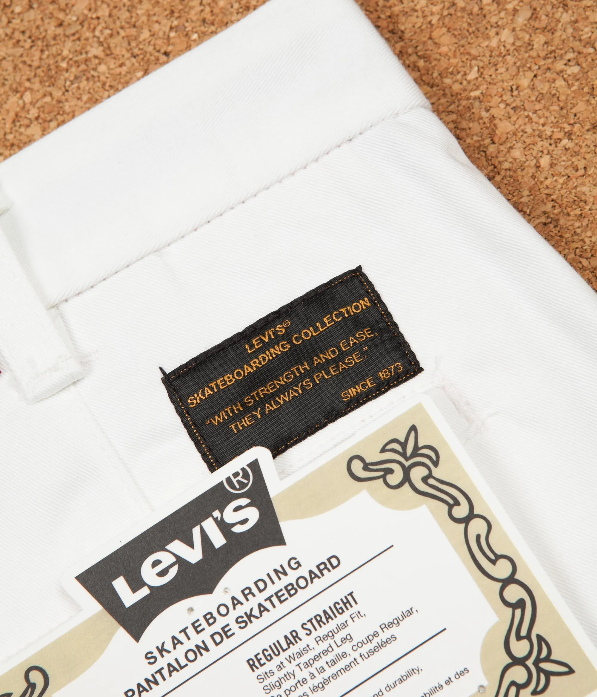 Levi's® Skate Work Trousers - Bright White