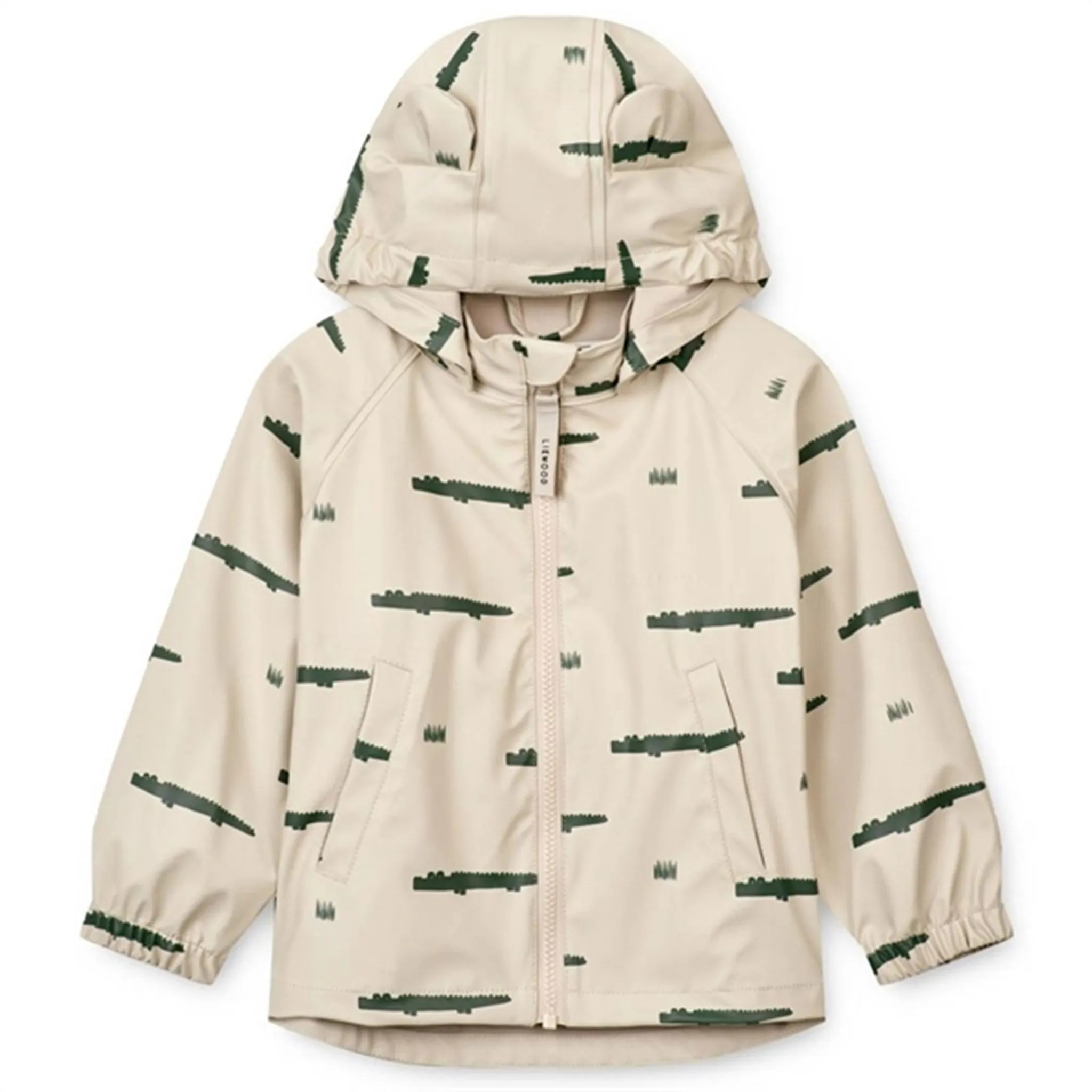 Liewood Melodi Printed Rainwear Set Crocodile / Sandy