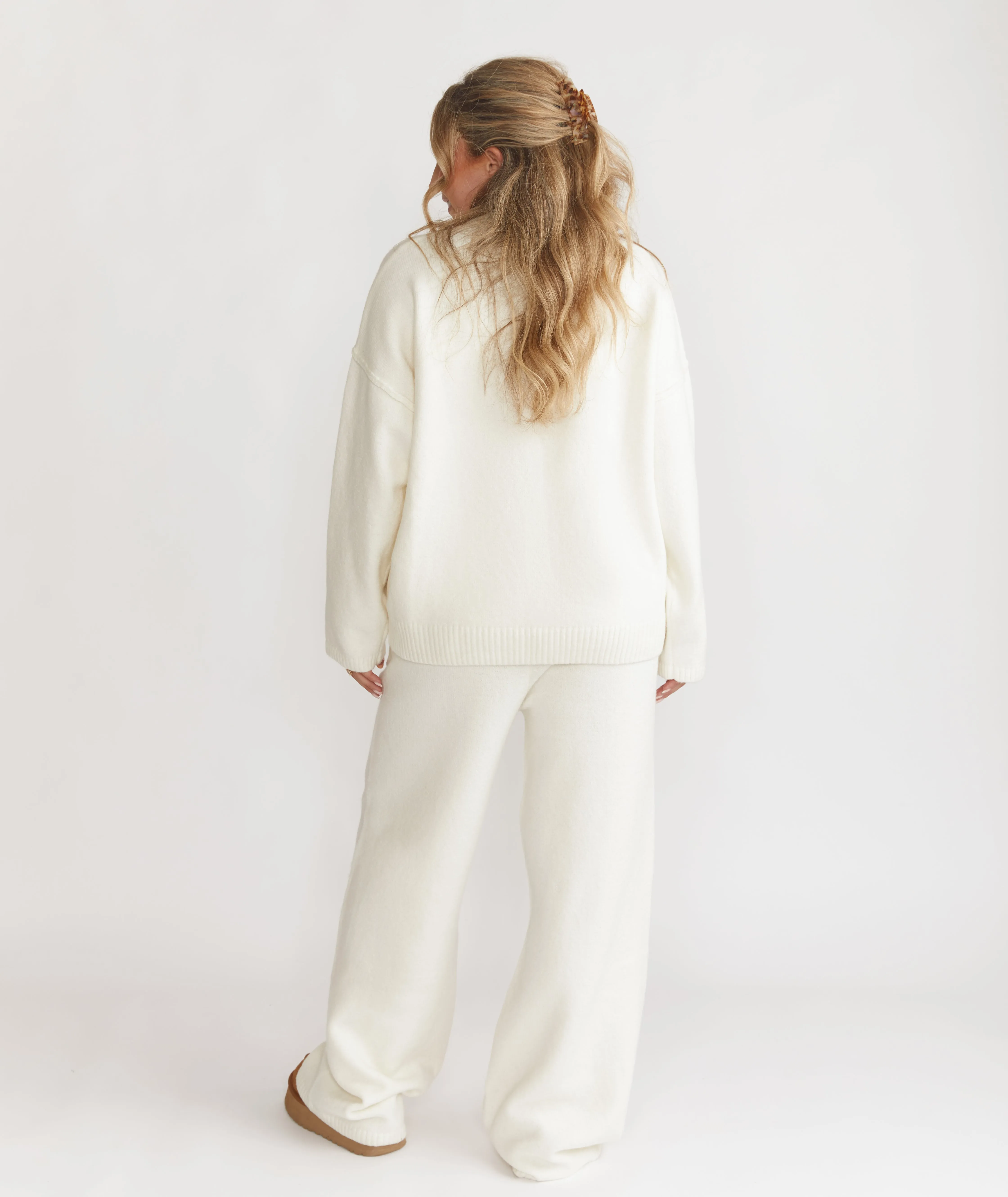 Limited Edition Oversized Knit Jumper - Cream