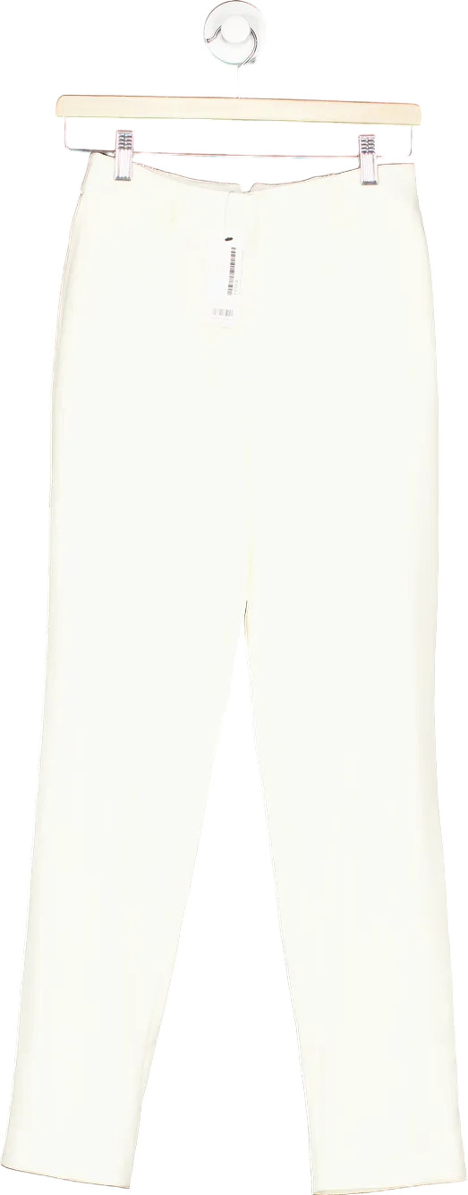 Lipsy White Tapered Trouser UK 8