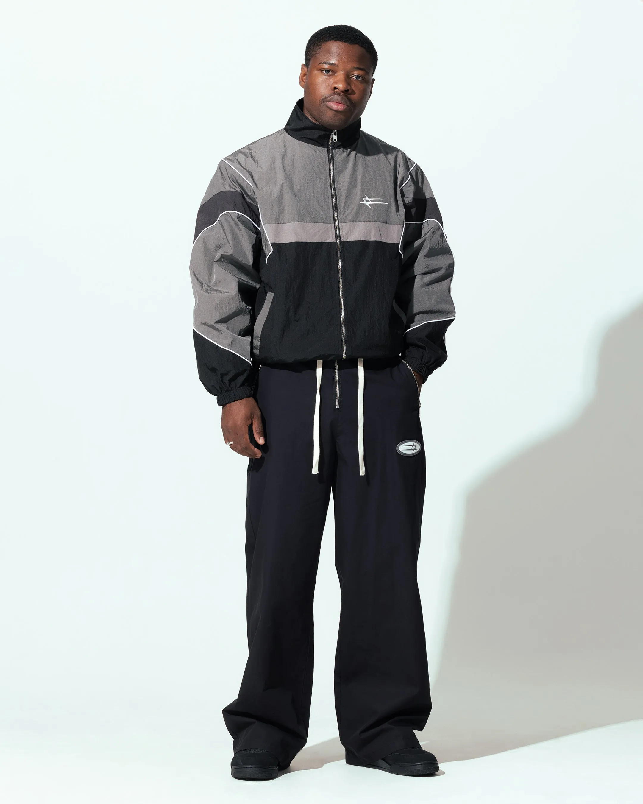 Loiter Axel Track Jacket Black/Grey