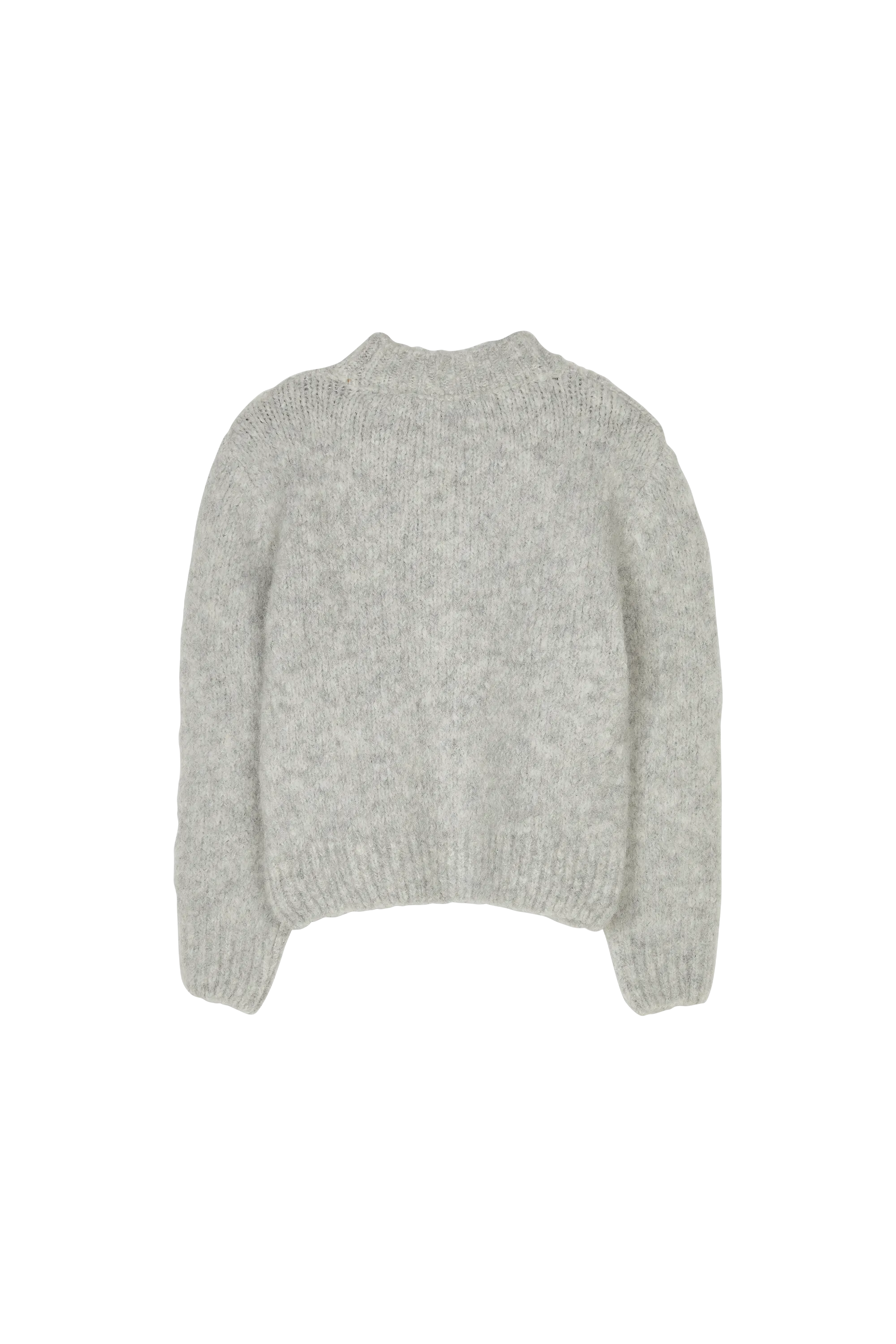 LONA Heather Grey - Round Neck Jumper