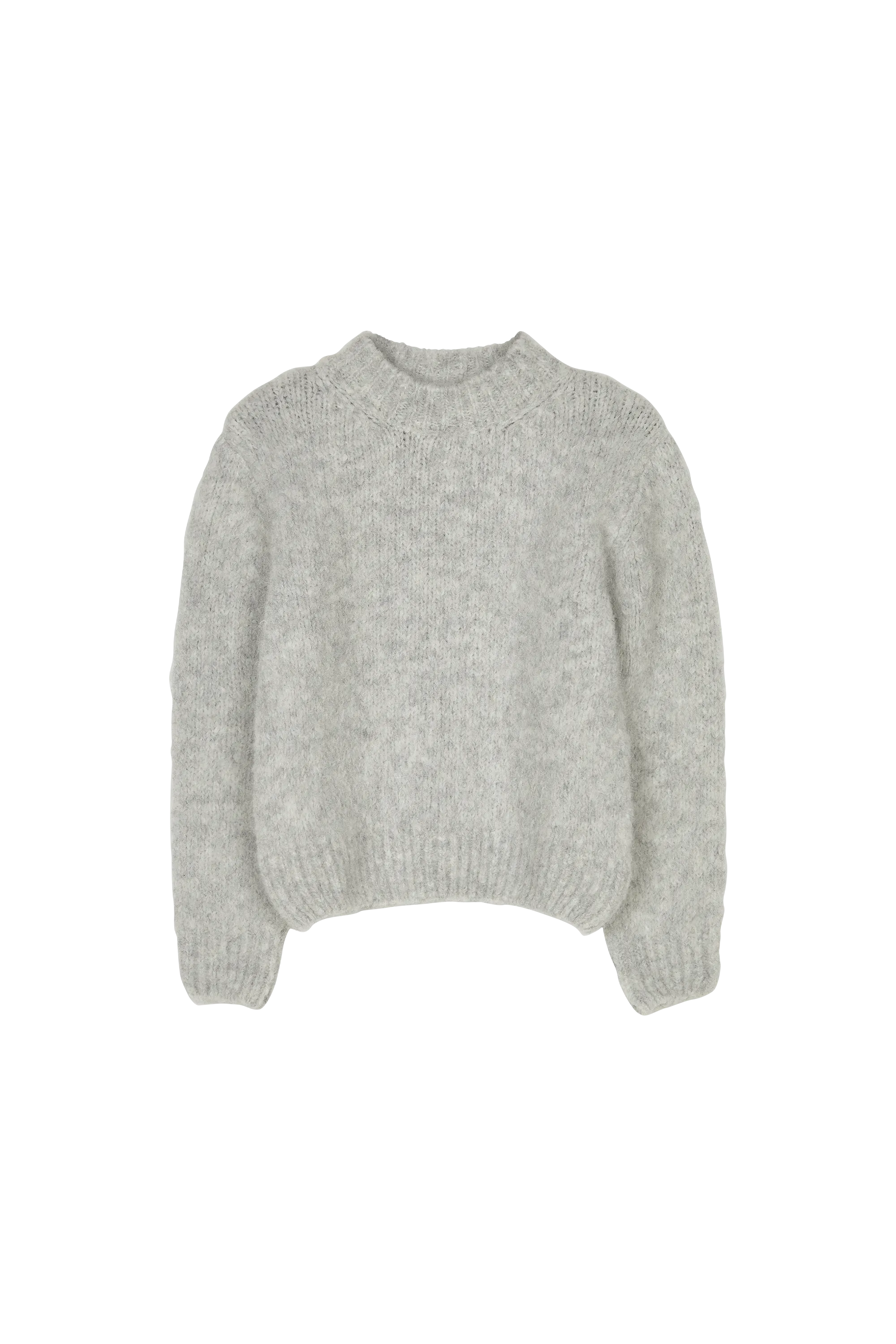 LONA Heather Grey - Round Neck Jumper