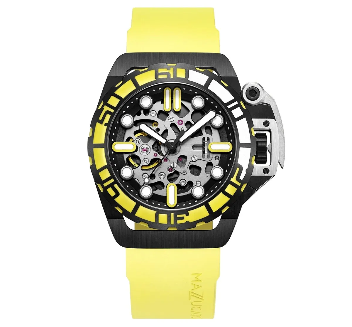 Mazzucato RIM SUB Men's Automatic Watch Yellow SK4-YL