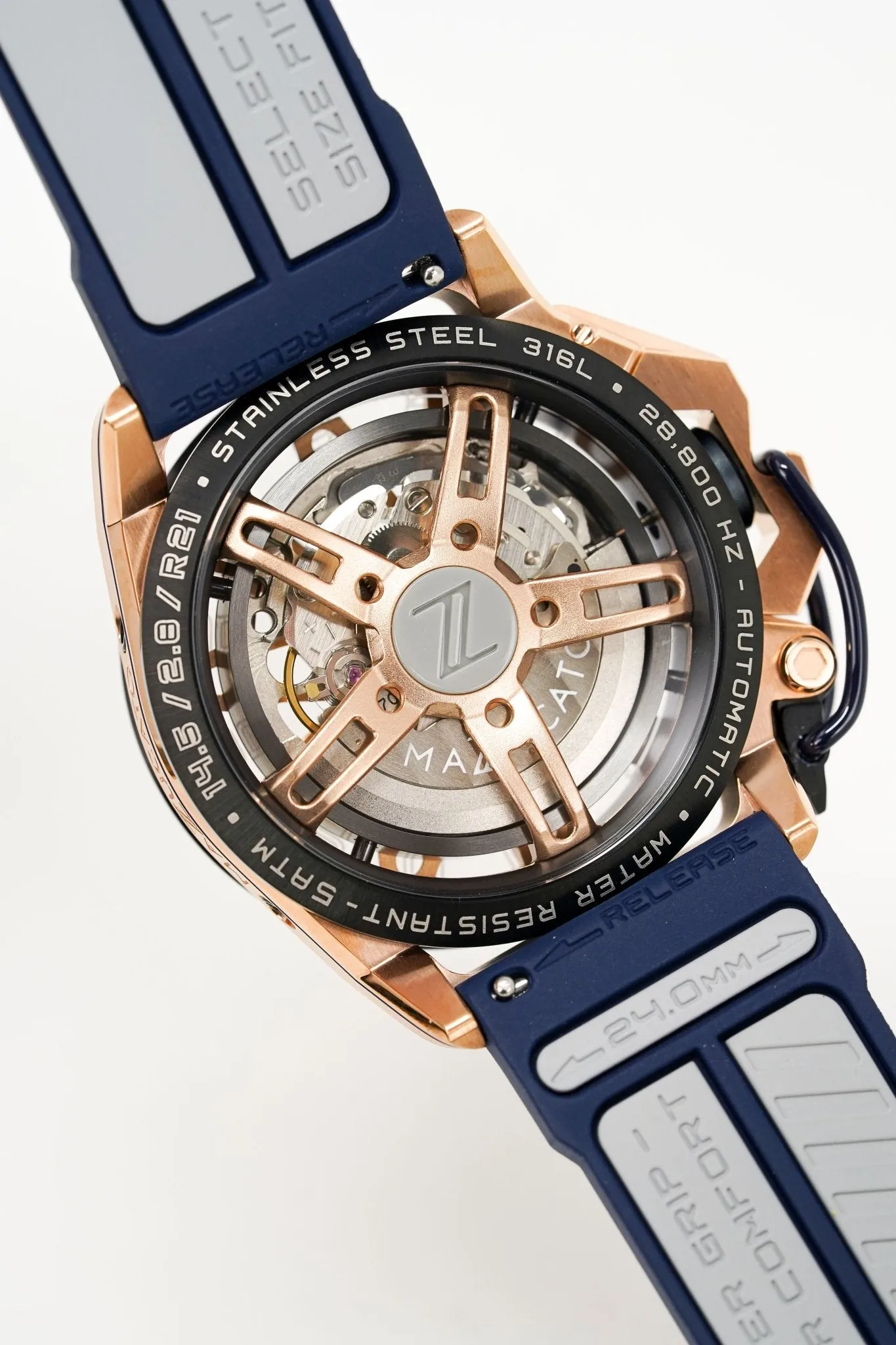 Mazzucato Watch Automatic RIM GT Blue GT5-RG