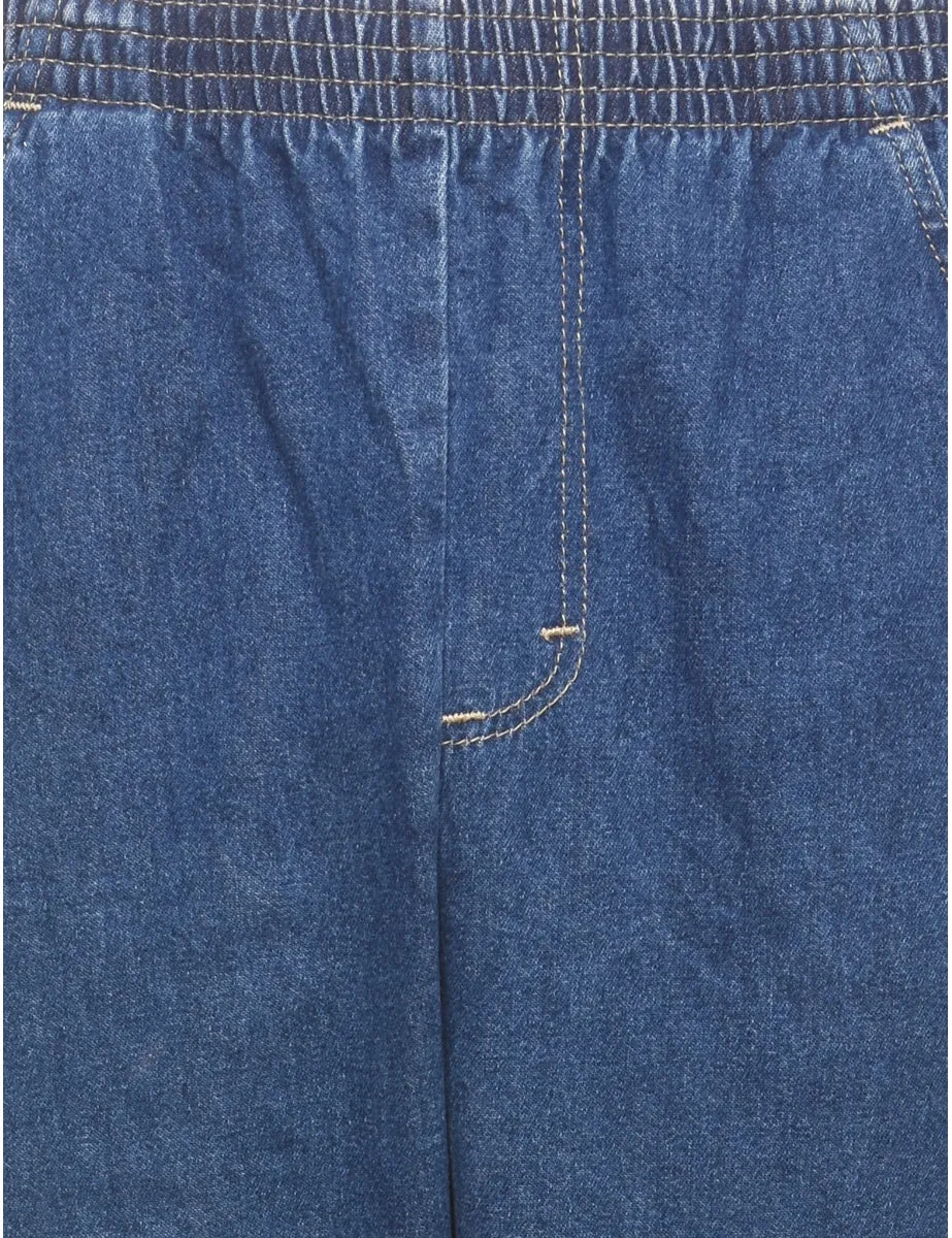 Medium Wash Casual Denim Trousers - W24 L30