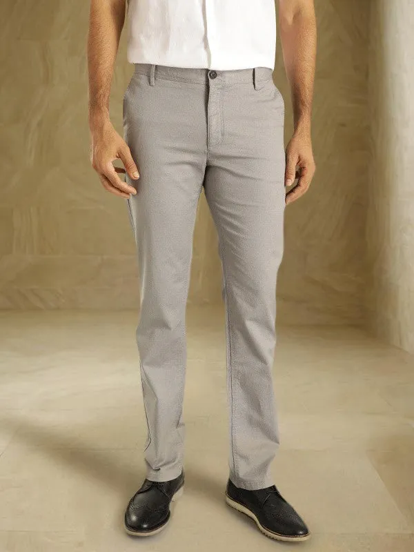 Men Kansas Fit Cotton Stretch Trouser