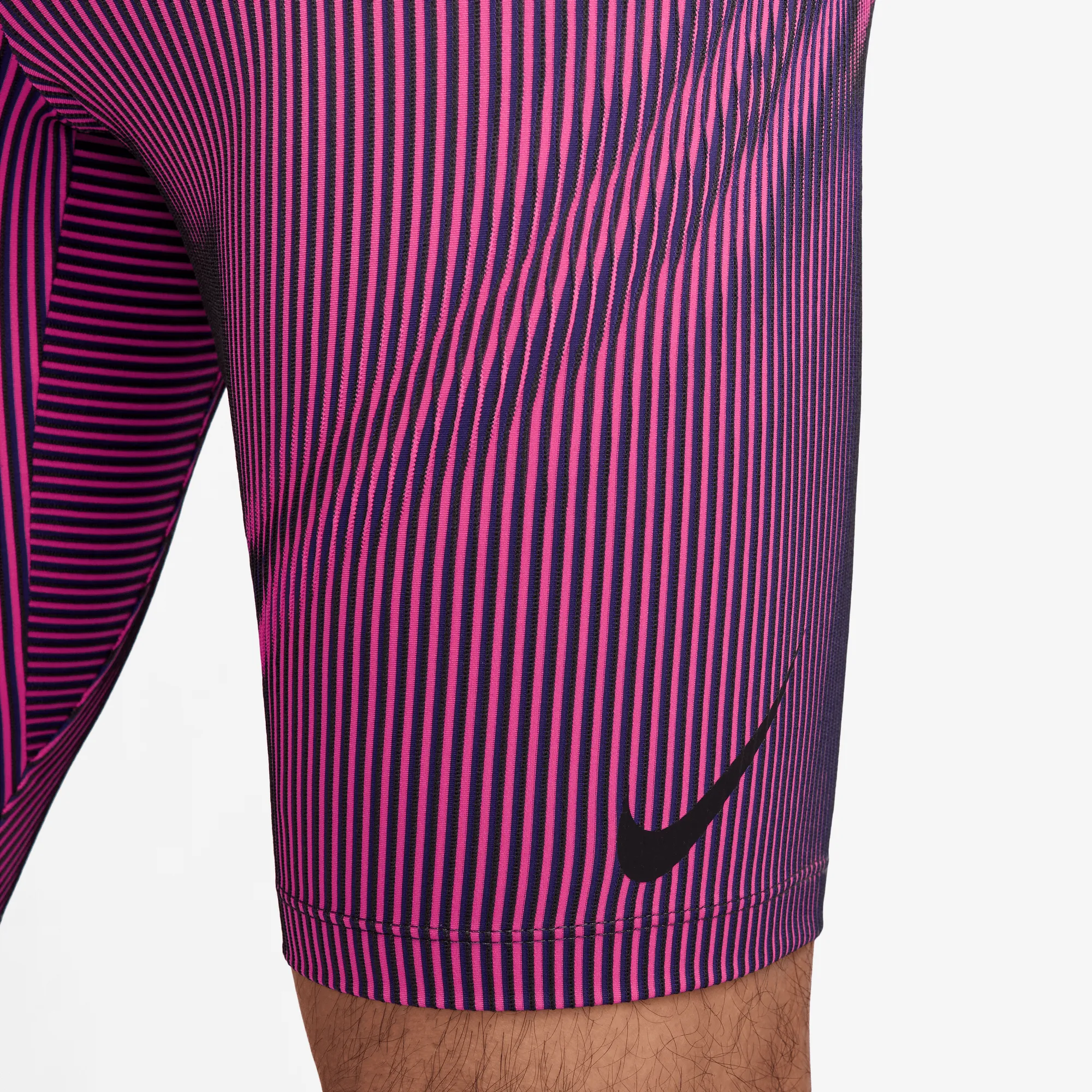 Men's Aeroswift DRI-FIT ADV Running 1/2 Length Tights (060 - Anthracite/Hyper Pink/Court Purple/Black)