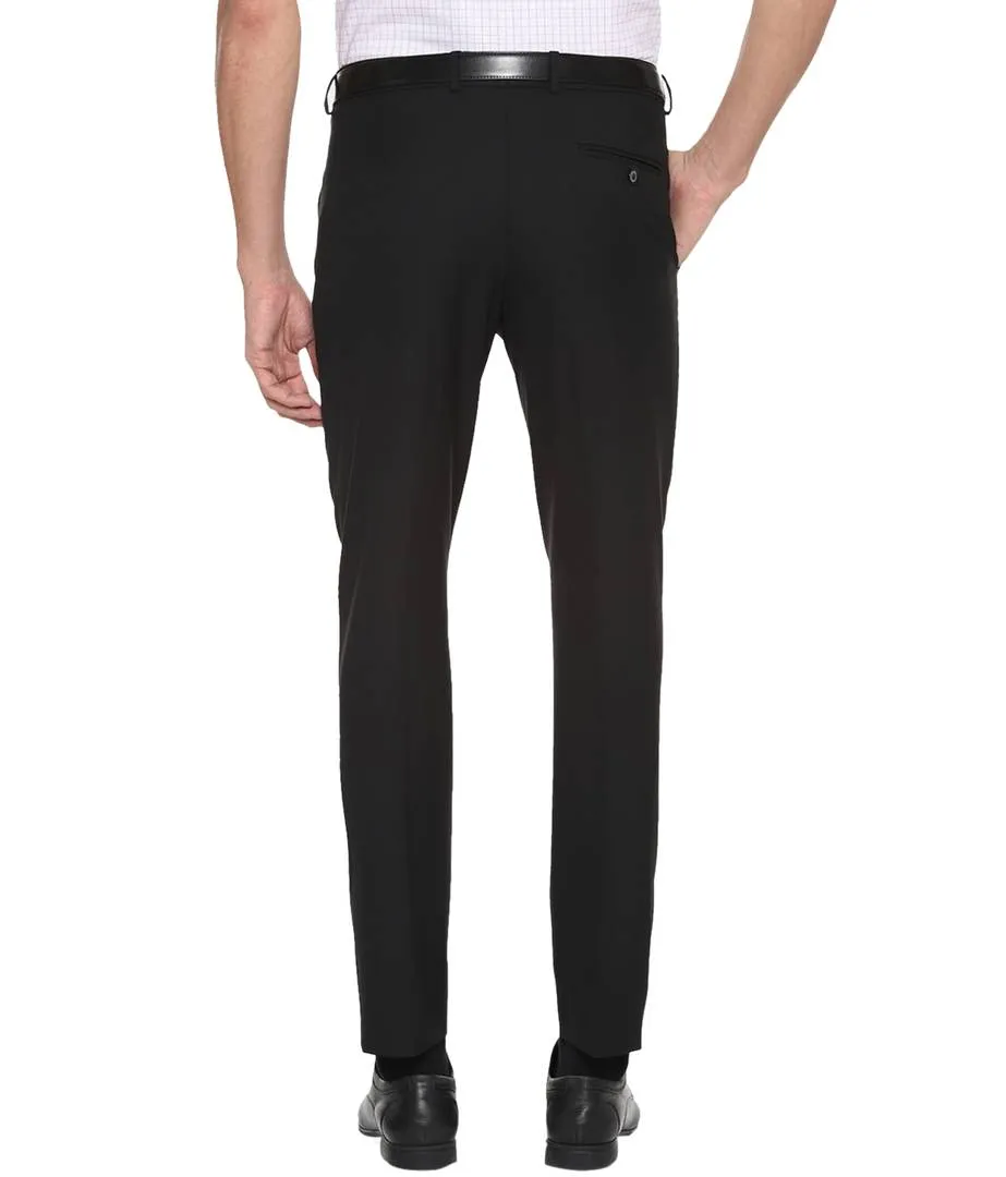 Mens Formal Black Trousers For Mens |  Jet Black Formal Trouser For Men