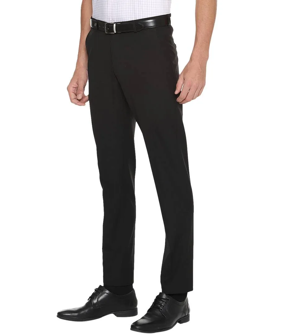 Mens Formal Black Trousers For Mens |  Jet Black Formal Trouser For Men