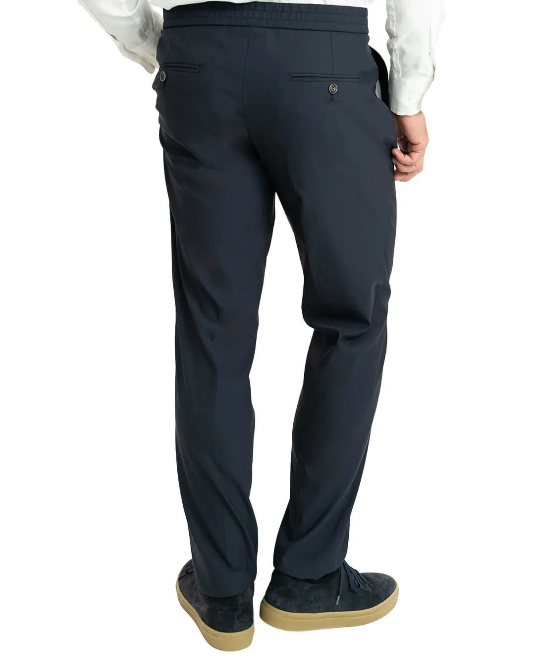 Navy Ultra Comfort Stretch Trousers