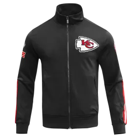 NFL KANSAS CITY CHIEFS CLASSIC MEN'S TRACK JACKET (BLACK)