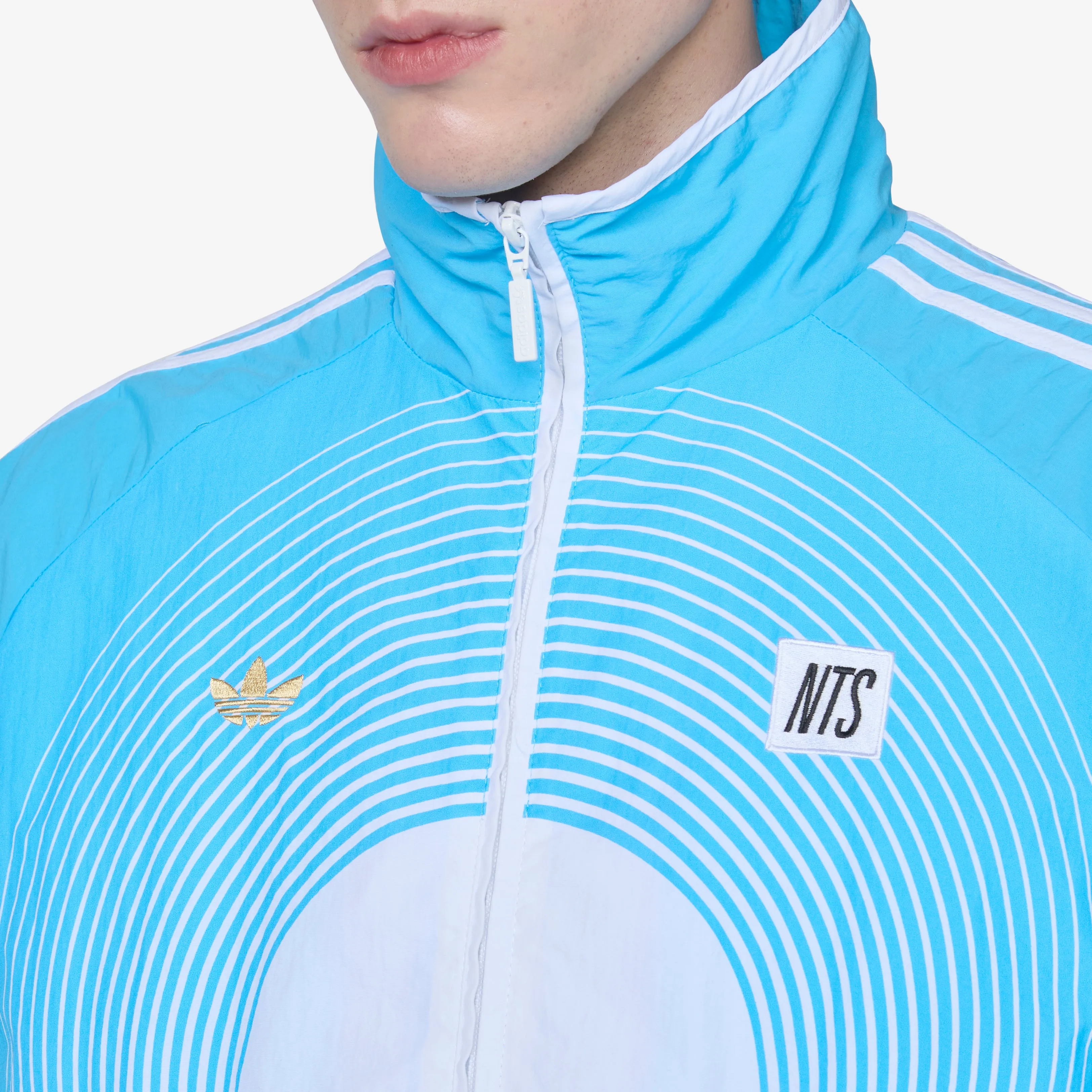 NTS Radio x Allover Print SST Track Top Sky Rush