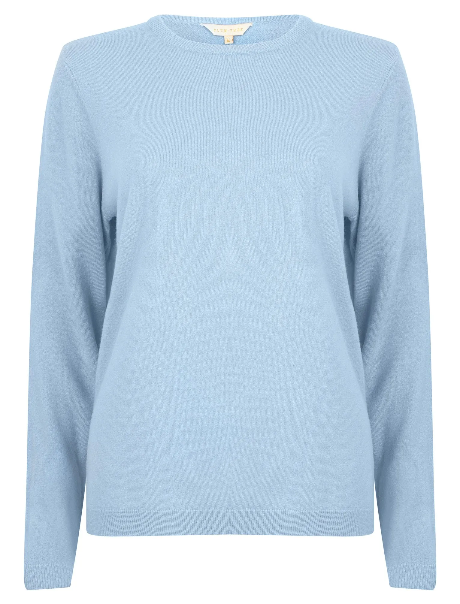 Obama2 Crew Neck Knit Jumper In Della Robbia Blue - Plum Tree