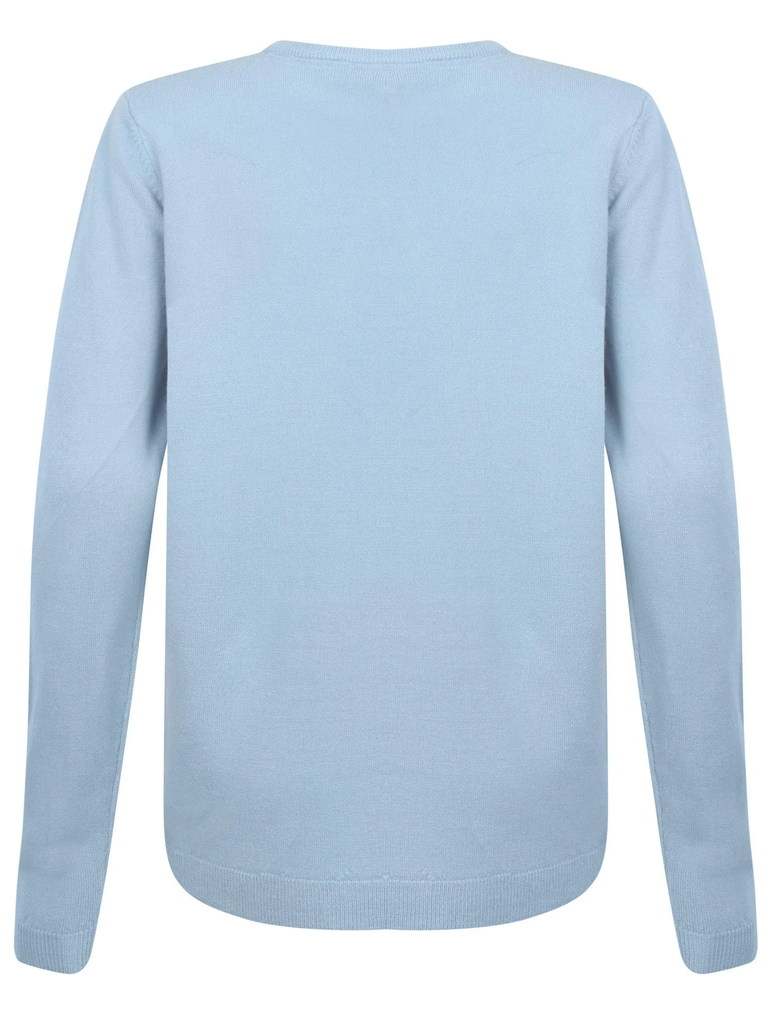 Obama2 Crew Neck Knit Jumper In Della Robbia Blue - Plum Tree